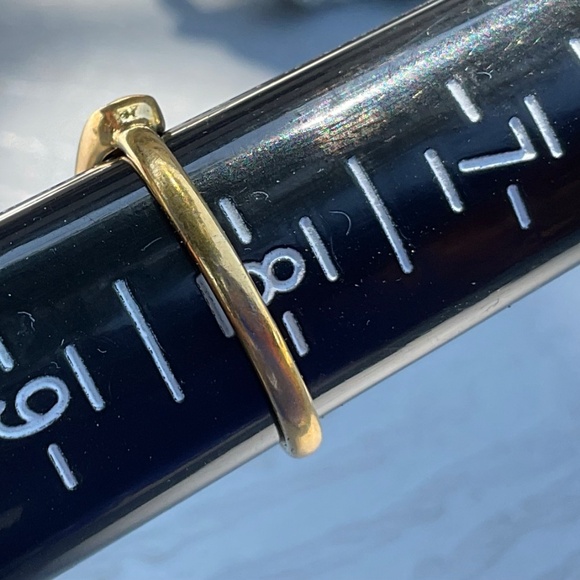 Avon ring vintage blue stone size 8 - Picture 2 of 8